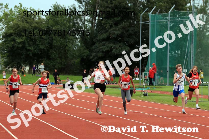 The 100 metres, Wednesday, july 24th, 2024 NEGP 5, Monkton Stadium.  Photo: David T. Hewitson/Sports for All Pics